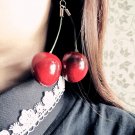 Unique Design Single Unit Cherry Dangle Earrings