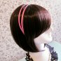 #HB1048 Simple 2-Row Metal Headband (Pink/Purple) Worldwide Shipping