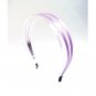 #HB1048 Simple 2-Row Metal Headband (Pink/Purple) Worldwide Shipping