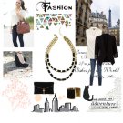 FREE SHIPPING Metallic Chain Chunky Gold Choker Necklace