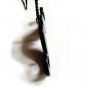 FREE SHIPPING Lovely BLACK Mustache Design Metal Necklace