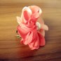 Limited Handmade Vintage Romantic Chiffon Flower Pearl Size Adjustable Lady Ring