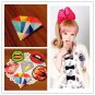Free Shipping Lovely Sharp Color Diamond Badge Bag Pin Brooch Clothes