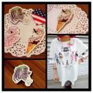 Free Shipping Cute Zebra with Sunglasses Badge Bag Pin Brooch Clothes