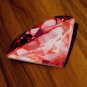 Free Shipping Lovely Deep Pink Red Diamond Badge Bag Pin Brooch Clothes