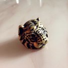 Unique Design Bronze Wild Tiger Animal Alloy Metal Ring