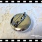 Free Shipping Lazy Elephant Glass Art Design Collectible Brooch Badge Pin