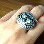Unique Design Owl with Rhinestone Eye Animal Metal Ring