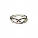 Infinity Love Figure 8 Sign Design Ring (Color: Silver), Valentine's Gift