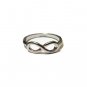 Infinity Love Figure 8 Sign Design Ring (Color: Silver), Valentine's Gift