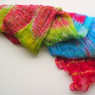 Tie dye long scarf