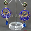 Fashion Earrings Blue Meenakari Bala Earrings for Girls