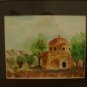 Watercolor Greek Orthodox Church in Cyprus