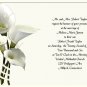 Calla Lillly 2 Wedding Invitations