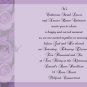 Purple Roses Wedding Invitations