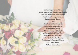 Hand in Hand Wedding Invitations