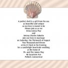 Shell Wedding Invitations