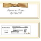 Gold Bow Bar