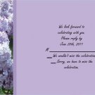 Spring Lilac rsvp cards