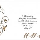 November 11th reception cards