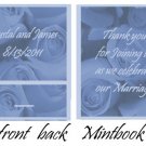 Blue Roses Mintbook / Mint Matchbook