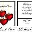 Hanging Hearts Mintbooks / Mint Matchbooks
