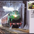 C0703APS Maxi Australian Trains NSW 3801 Steam Locomotive 45c stamp postcard