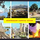 B0051 Australia Gen Australian Capital Cities Mukltiview postcard