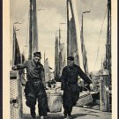 A4614 Holland Fisherman boats postcard