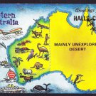 A8795PS Humour Western Australia Map postcard