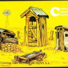 A3328 Humour Australia SA Outback Dunny Roxby Downs postcard