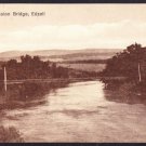 A1348AB UK GenS Suspension Bridge Edzell postcard