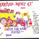 A9259LW Humour Novelty Card "We arrived Safely At" postcard