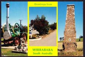 A3253 Australia SA Wirrabara Multiview Steam Engine postcard