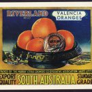 A9766pac Australia SA Riverland Valencia Oranges Advertising postcard