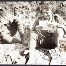 A5987APS Military Sgt O'Connell reading letter from Home France 1918 maxicard