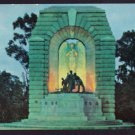 A9502pac Australia SA Adelaide War Memorial in evening postcard