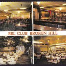B0085pac Australia NSW Broken Hill RSL Club Multiview postcard