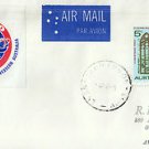 CV0203ryt Apollo 9 pmkd 3Mar1969 Carnarvon Tracking Station Australia Cover