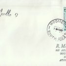 CV0185ryt Apollo 9 pmkd 4Mar1969 WRE Woomera Australia Space Cover