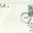 CV0183ryt Apollo 9 pmkd 4Mar1969 WRE Woomera Australia Space Cover