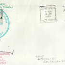CV0116ryt Apollo 5 dated 22JAN1968 Honeysuckle Tracking Station Australia Cover