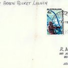 CV0012ryt Black Arrow Rocket Launch 2SPE1970 pmk Woomera Australia Space Cover