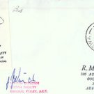 CV0144yt 'Bird' Spacecraft pmk dated 30DEC1969 Stadan Facility Australia Cover