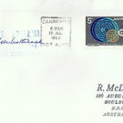 CV0039ryt Apollo 11 dated 16JUL1969 NASA Comm Centre Canberra Australia Cover
