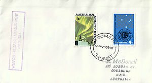 CV0139ryt Apollo 8 dated 23DEC1968 WRE pmk Woomera Australia Space Cover