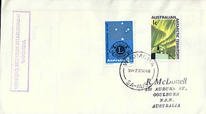 CV0068ryt Apollo 8 dated 23DEC1968 WRE pmk Woomera Australia Space Cover