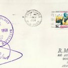 CV0032ryt Apollo 7 dated 12AUG1969 Darling Downs Australia signed Space Cover