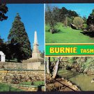 A1756 Australia T Burnie Multiview War Memorial postcard