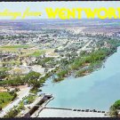 A2407 Australia NSW Wentworth Aerial View Murray Darling River Junction postcard